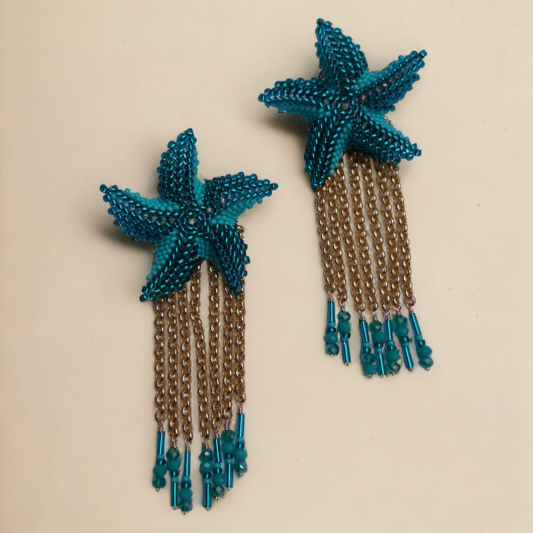 SEA STAR BEADED ACQUA LULI