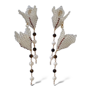 CrystalDust Luxury Calas Earrings