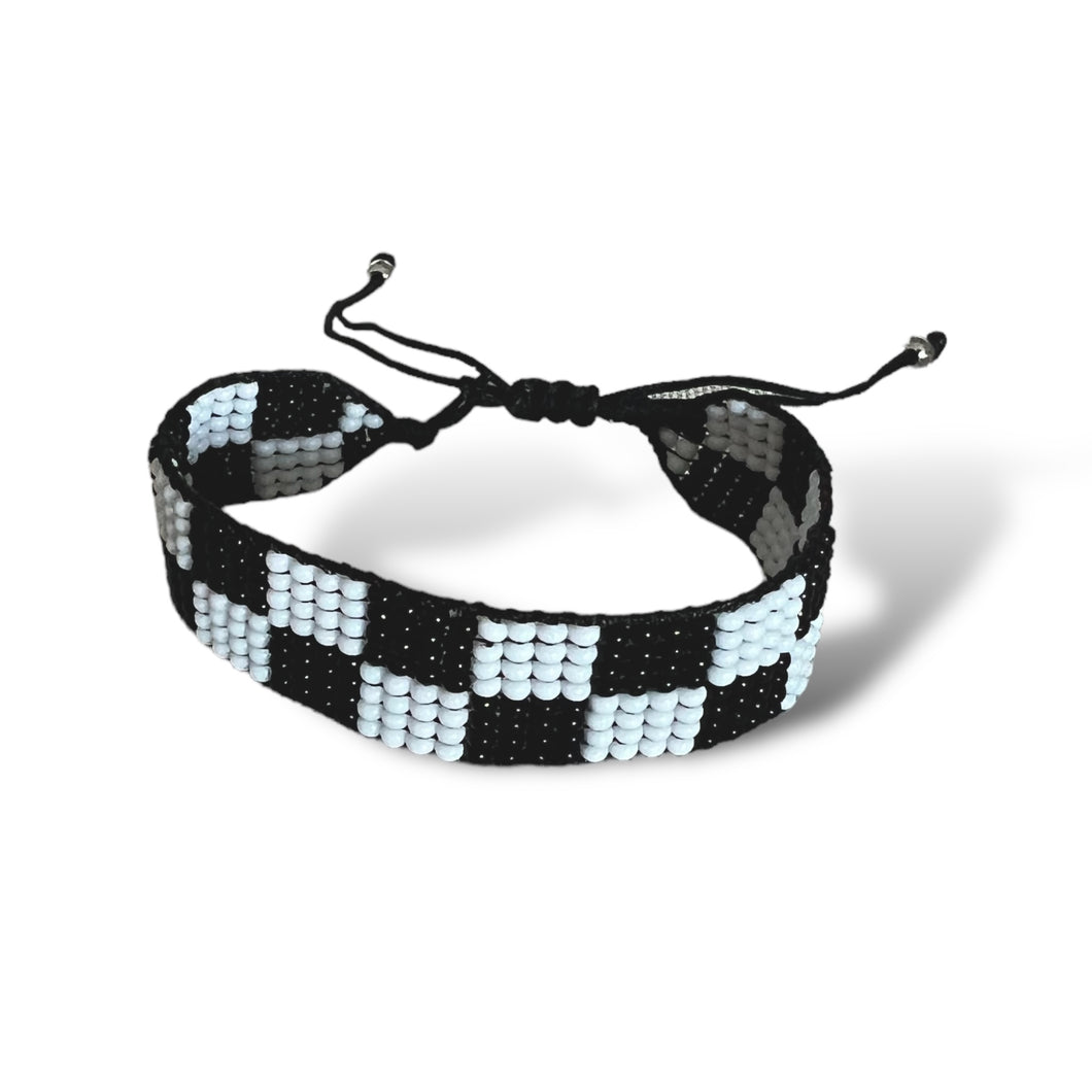 CrystalDust Checkerboard Bracelet