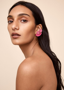 CrystalDust Amarena Pink Lune Earcuff