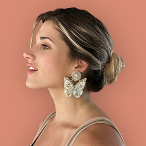 CrystalDust ICONIC Mariposa Earrings