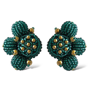 CrystalDust Margiela Green Studs