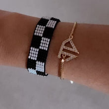 Load and play video in Gallery viewer, CrystalDust Checkerboard Bracelet
