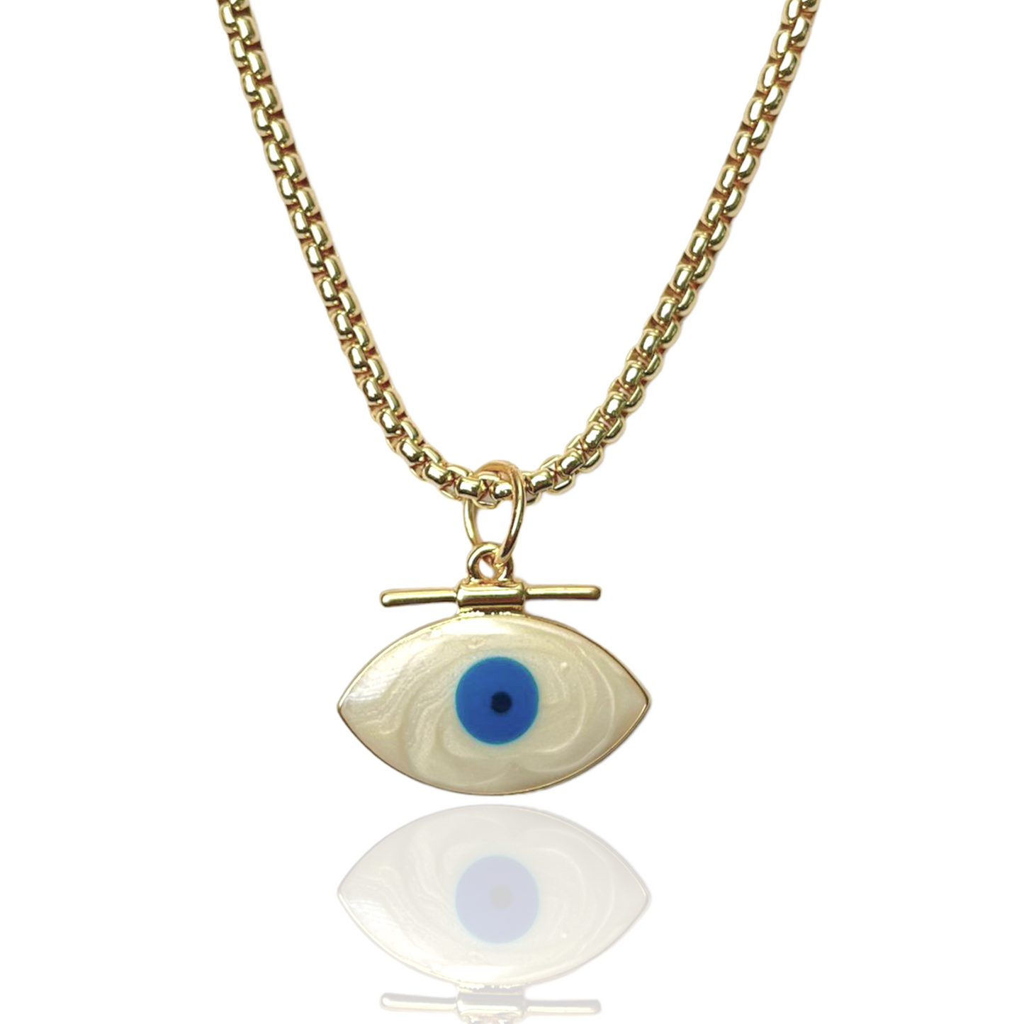 CrystalDust Joolz Evil Eye necklace